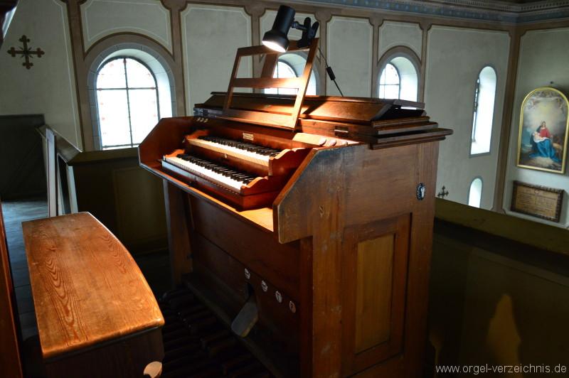 Zell im Wiesental – Altkatholische Christuskirche Orgel Spieltisch