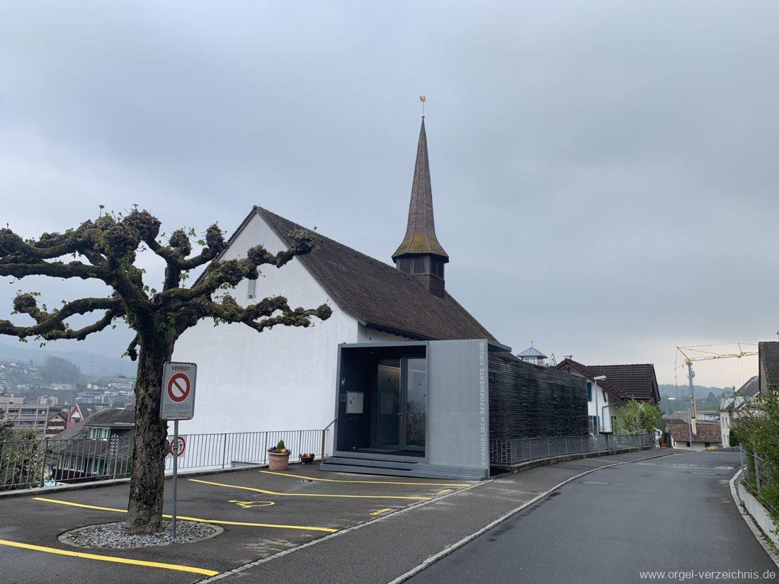 Küssnacht am Rigi Reformierte Kirche Aussenansicht (7) Orgel