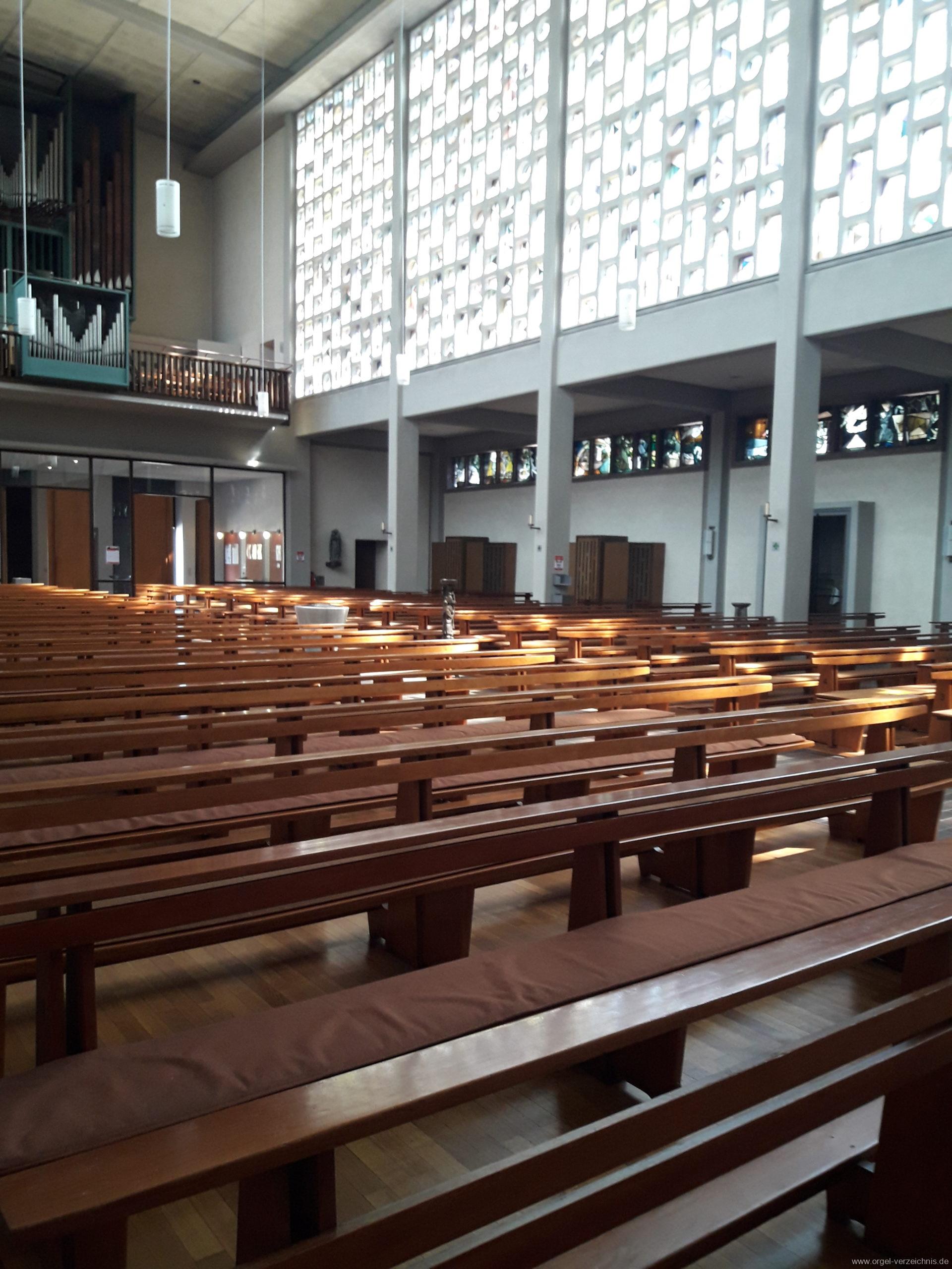 Karlsruhe Muehlburg Peter und Paul Ergaenzungen (2) Orgel Verzeichnis