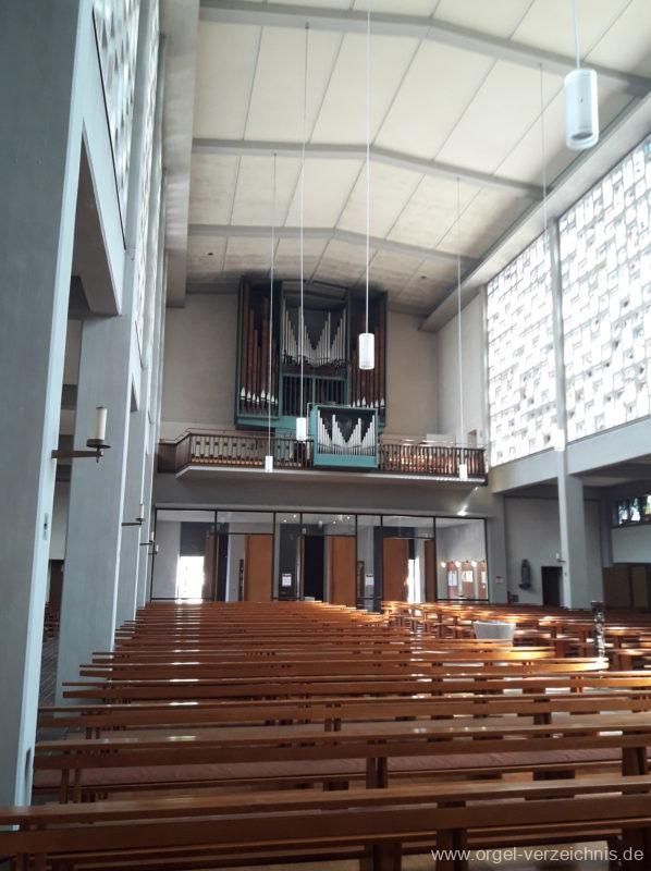 Karlsruhe / Mühlburg St. Peter und Paul Orgel Verzeichnis