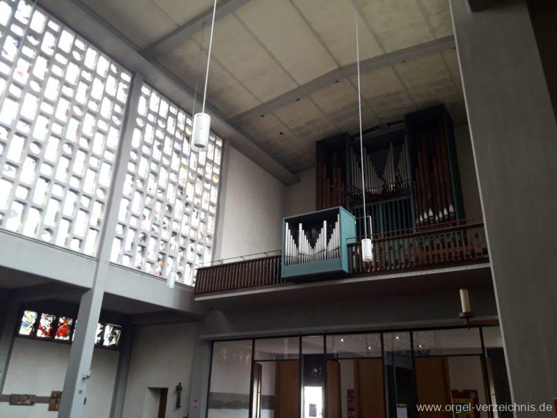 Karlsruhe / Mühlburg St. Peter und Paul Orgel Verzeichnis