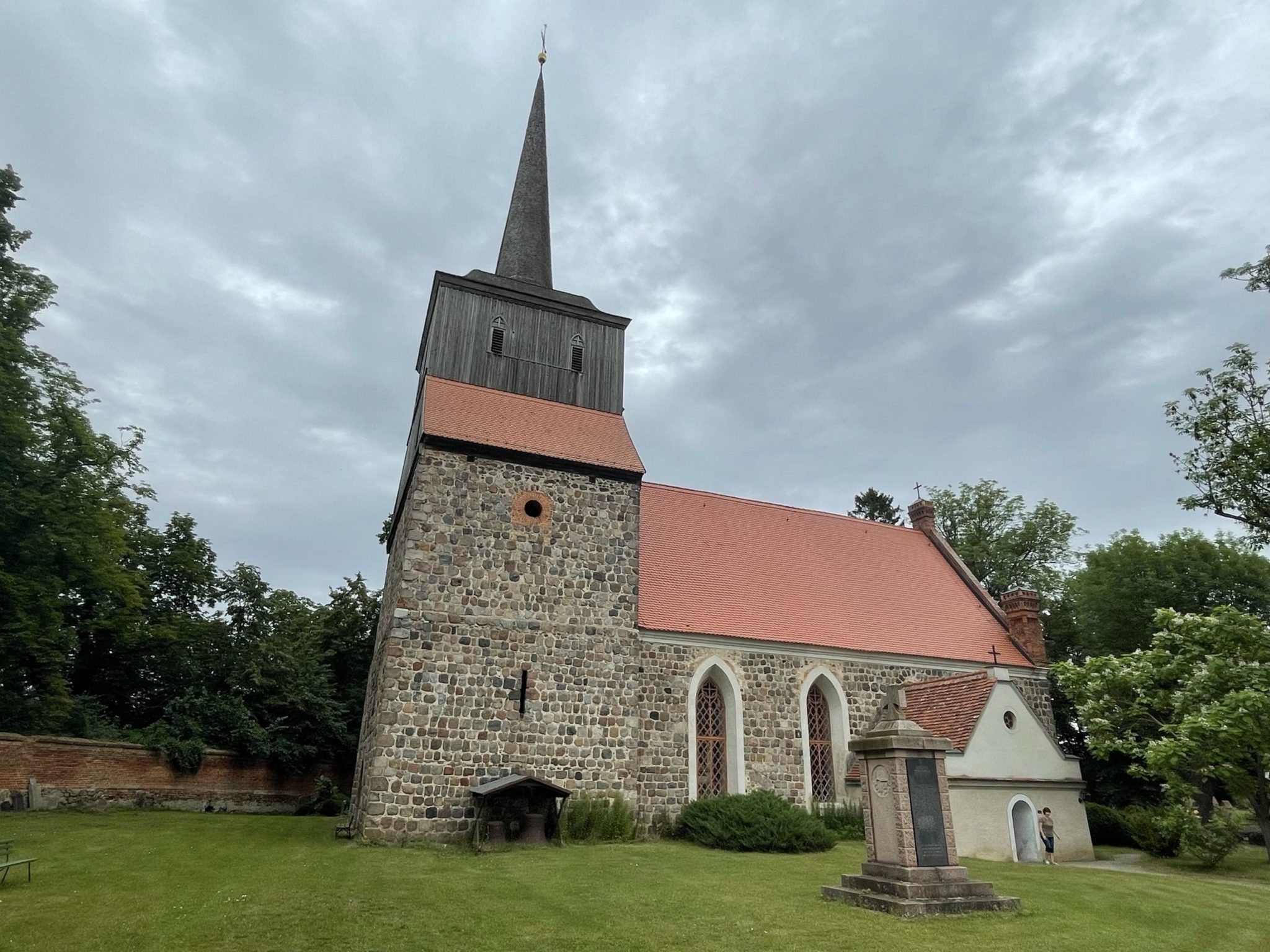 Casekow Wartin Dorfkirche Aussenansicht (3) Orgel Verzeichnis
