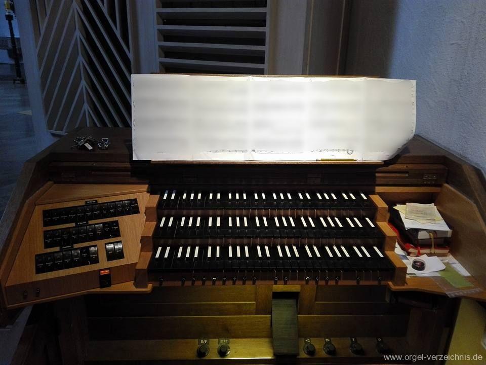 Immenstaad St Jodokus Spieltisch (3) Orgel Verzeichnis Orgelarchiv